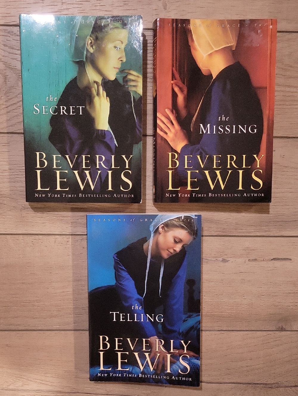 Lot of 3 Beverly Lewis Seasons of Grace Books 1,2,3